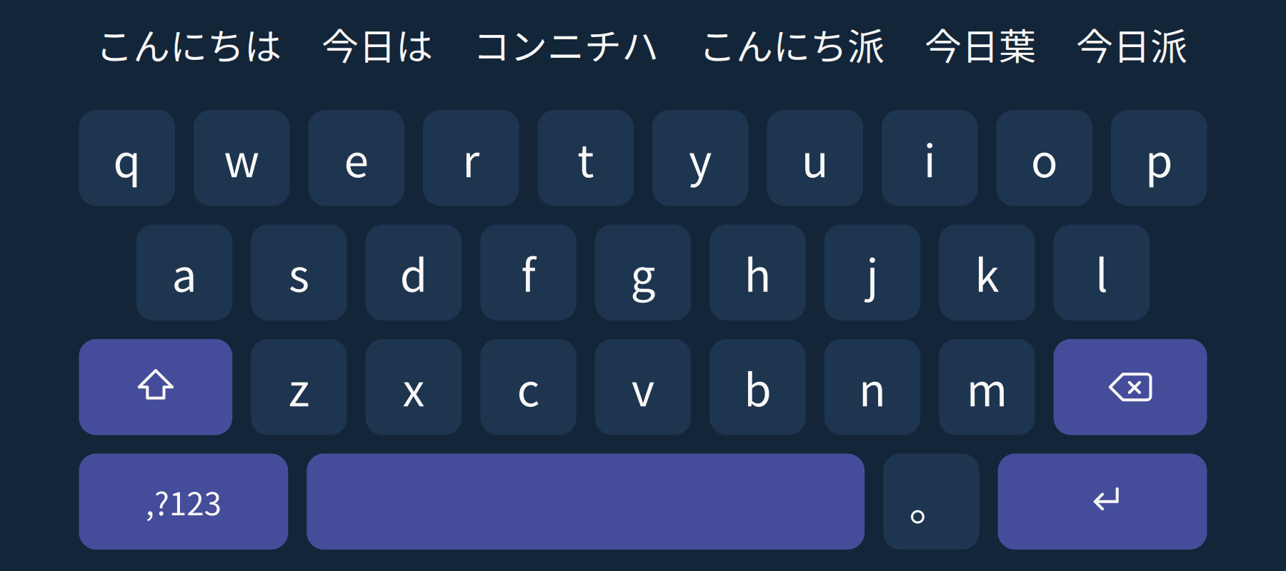 Japanese Romaji layout