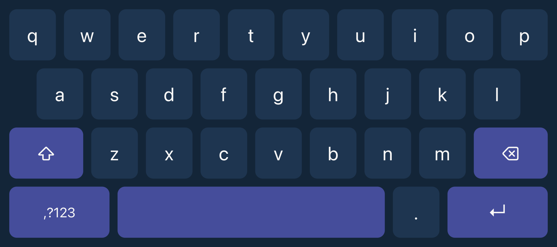 Lenewt Virtual Keyboard running on an embedded touch device with multilingual layouts